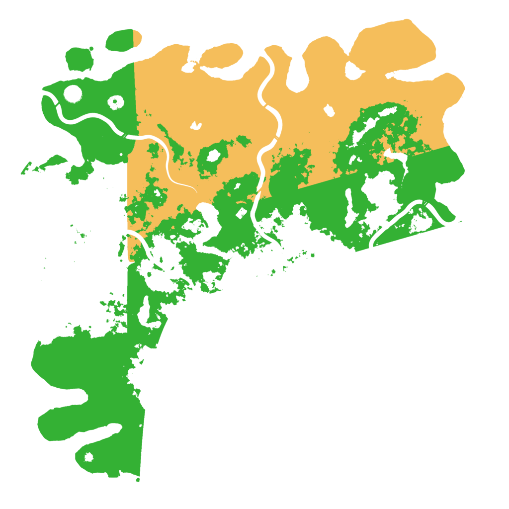 Biome Rust Map: Procedural Map, Size: 5000, Seed: 1520511068