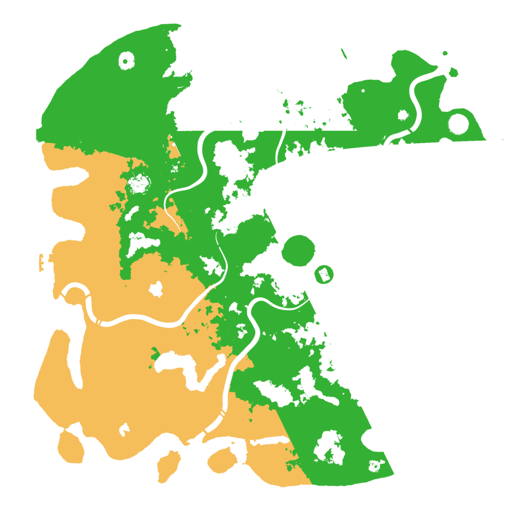 Biome Rust Map: Procedural Map, Size: 4500, Seed: 7774962