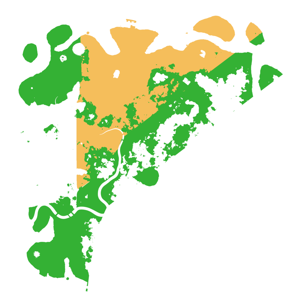 Biome Rust Map: Procedural Map, Size: 4500, Seed: 76200925