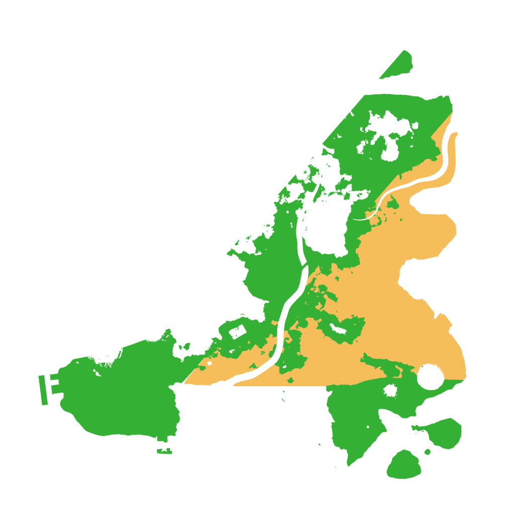 Biome Rust Map: Procedural Map, Size: 3500, Seed: 1601679318