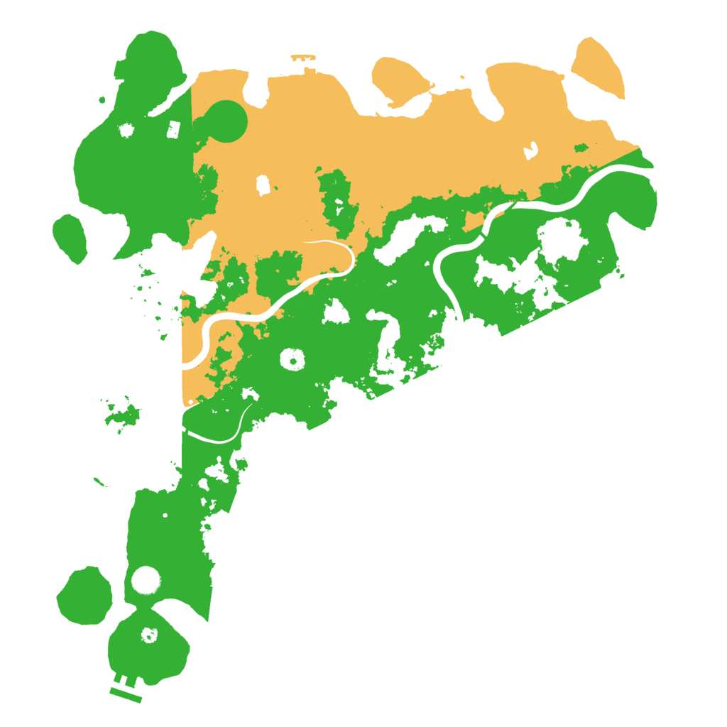 Biome Rust Map: Procedural Map, Size: 4500, Seed: 26543201