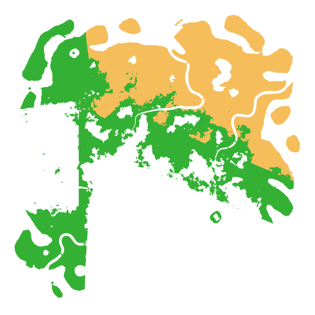 Biome Rust Map: Procedural Map, Size: 5000, Seed: 10307056