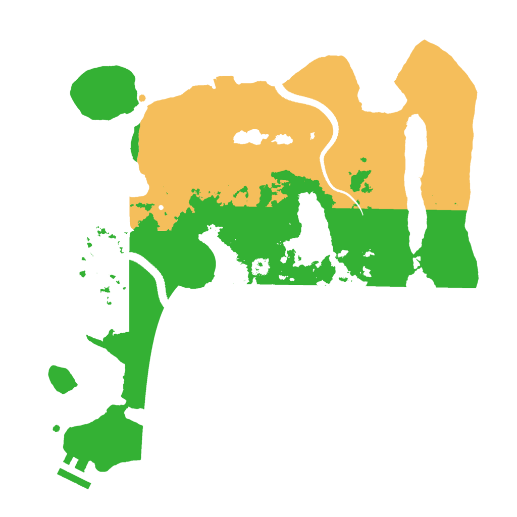 Biome Rust Map: Procedural Map, Size: 3000, Seed: 509261183