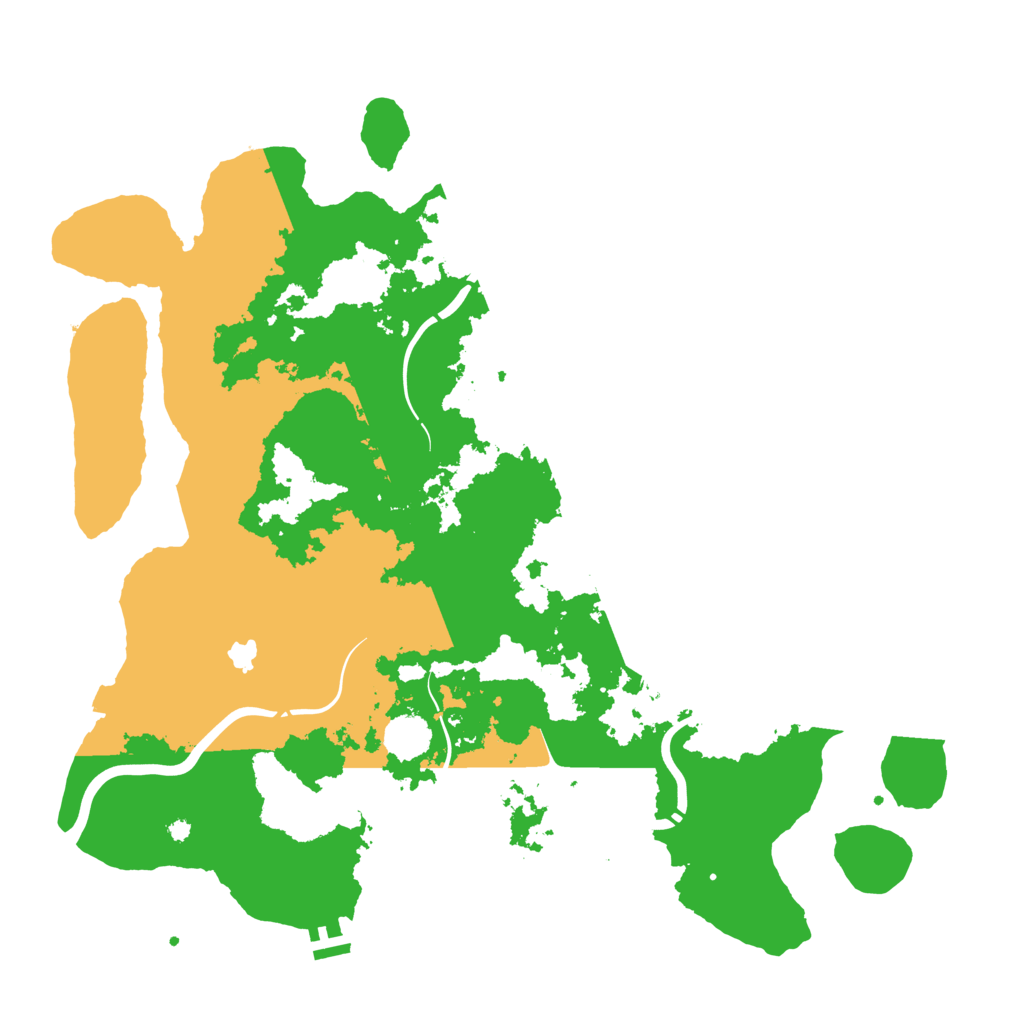 Biome Rust Map: Procedural Map, Size: 4300, Seed: 1415601305