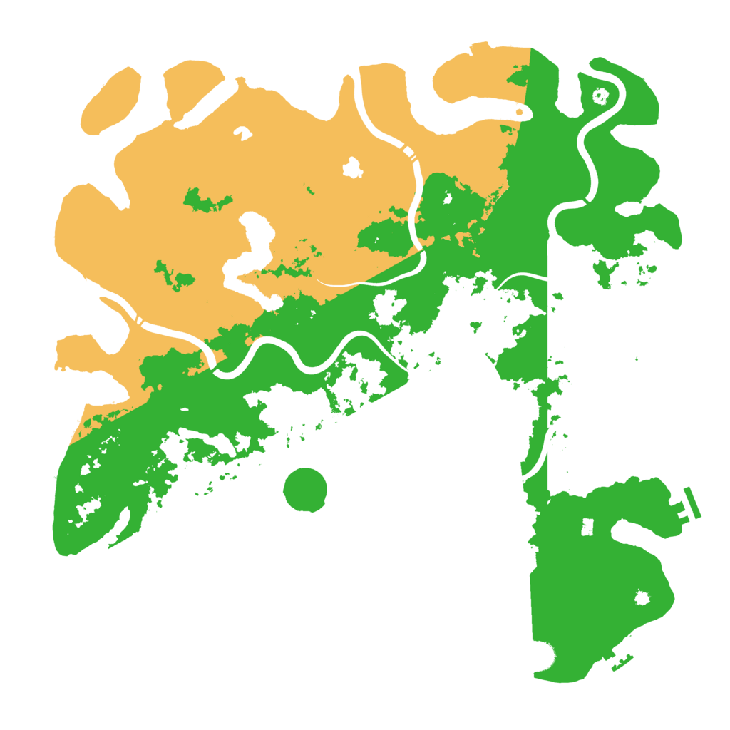 Biome Rust Map: Procedural Map, Size: 4500, Seed: 1402908706