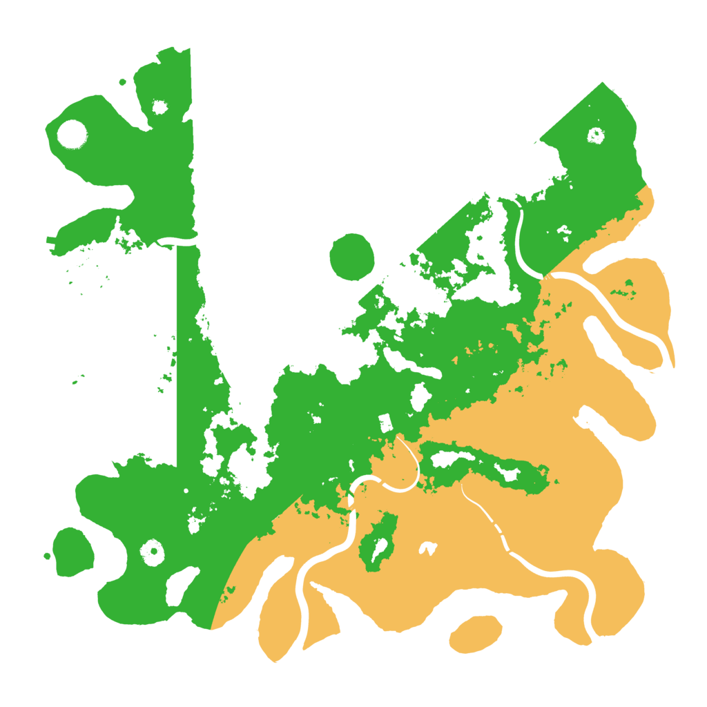 Biome Rust Map: Procedural Map, Size: 4250, Seed: 256118460