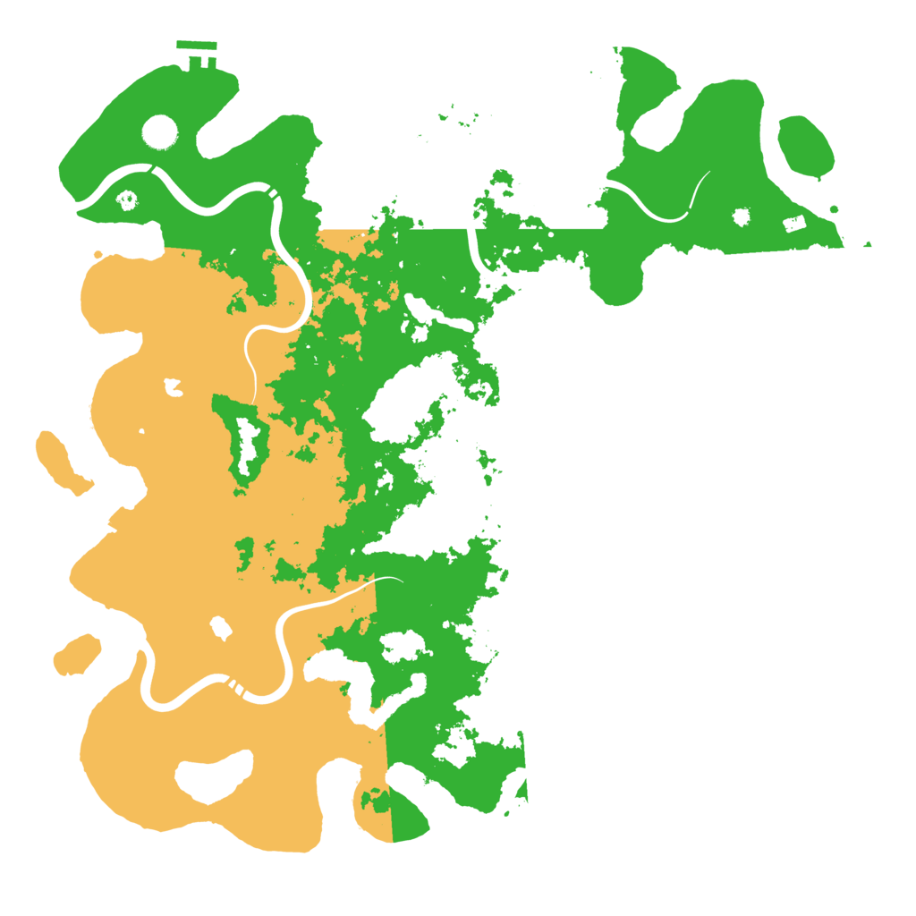 Biome Rust Map: Procedural Map, Size: 4600, Seed: 11240914