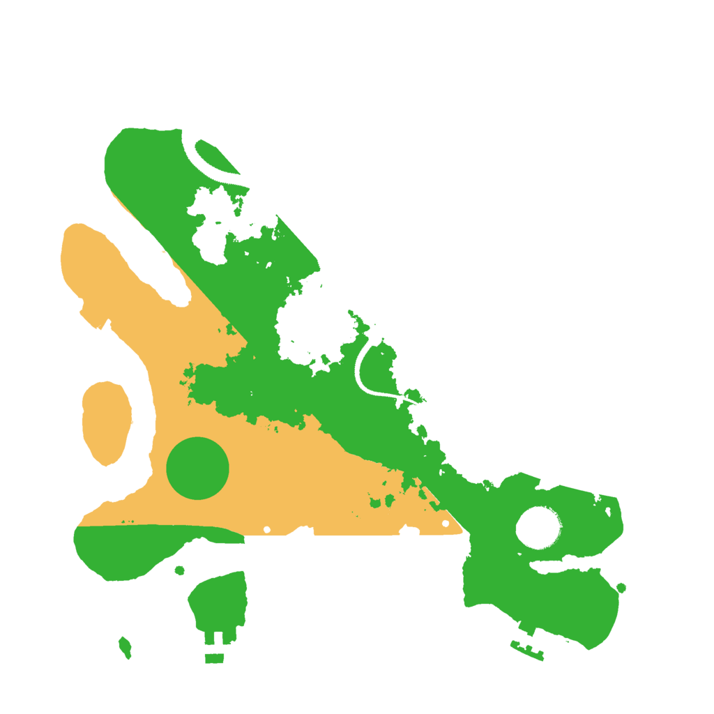 Biome Rust Map: Procedural Map, Size: 3000, Seed: 1790861406