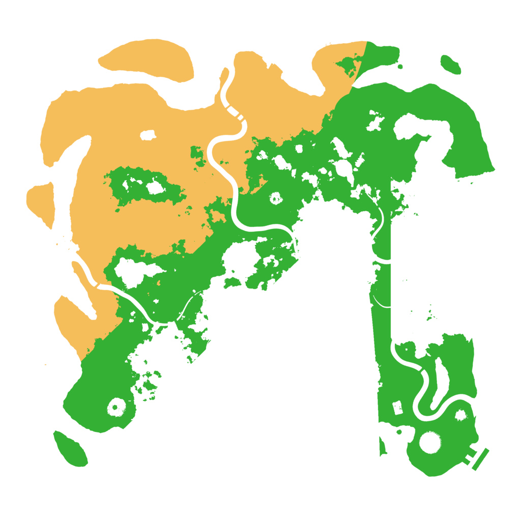 Biome Rust Map: Procedural Map, Size: 4250, Seed: 44712659