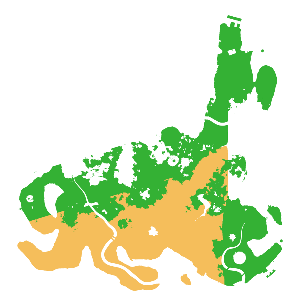 Biome Rust Map: Procedural Map, Size: 4250, Seed: 488428798