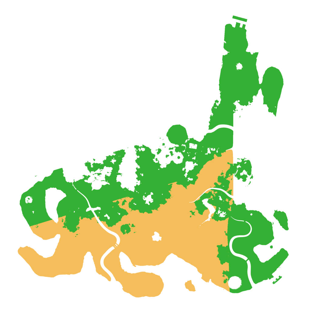 Biome Rust Map: Procedural Map, Size: 4250, Seed: 488428798