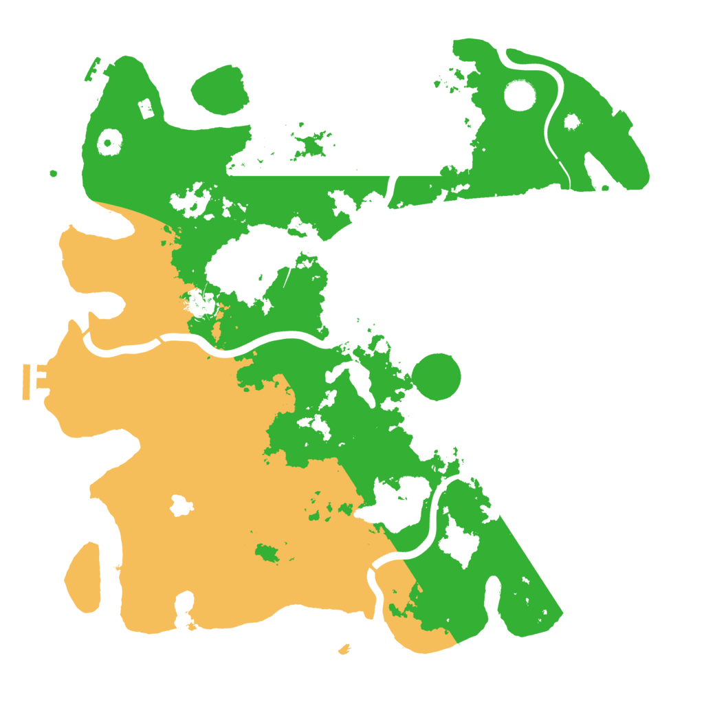 Biome Rust Map: Procedural Map, Size: 4000, Seed: 1811370878