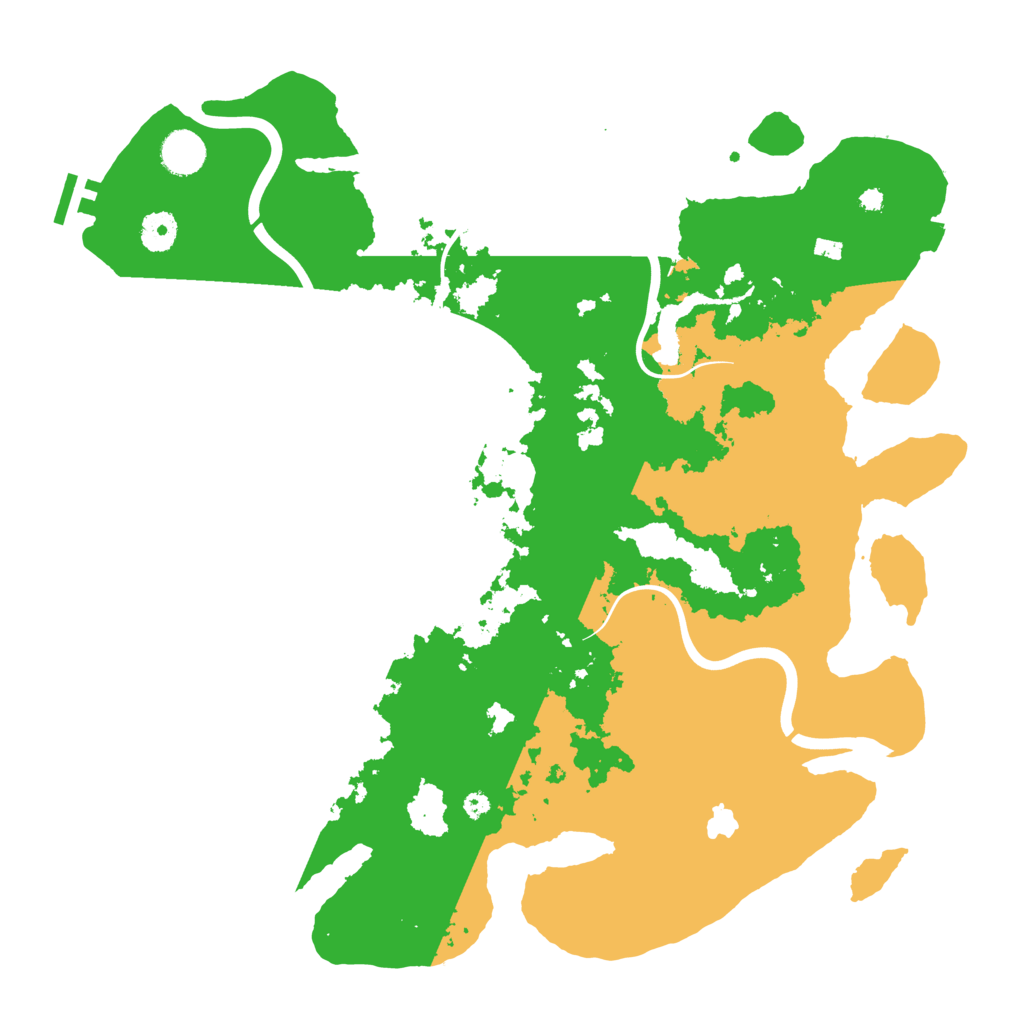 Biome Rust Map: Procedural Map, Size: 4000, Seed: 15380065