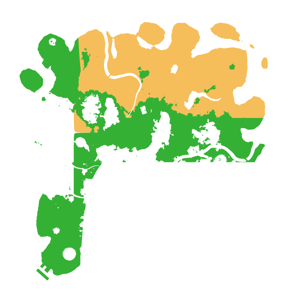 Biome Rust Map: Procedural Map, Size: 4000, Seed: 1677