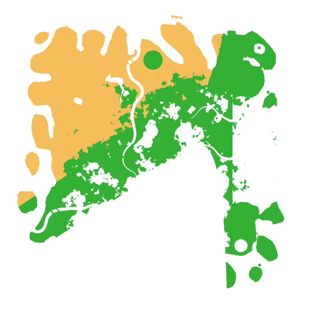 Biome Rust Map: Procedural Map, Size: 4250, Seed: 358279933