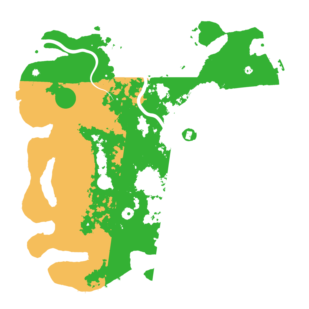 Biome Rust Map: Procedural Map, Size: 3950, Seed: 855534