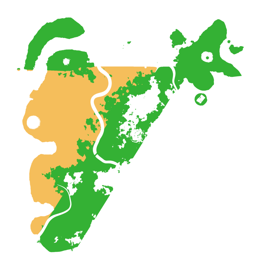 Biome Rust Map: Procedural Map, Size: 3500, Seed: 1817105944