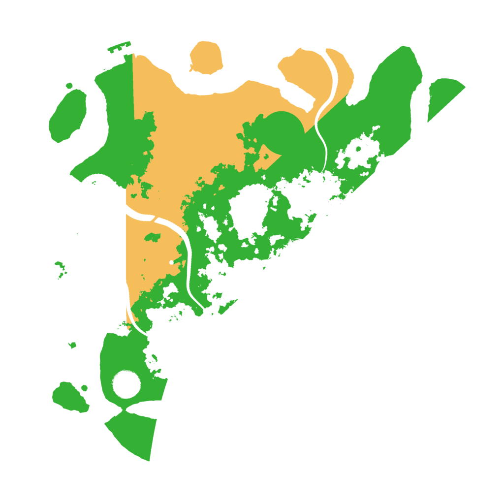 Biome Rust Map: Procedural Map, Size: 3232, Seed: 90599