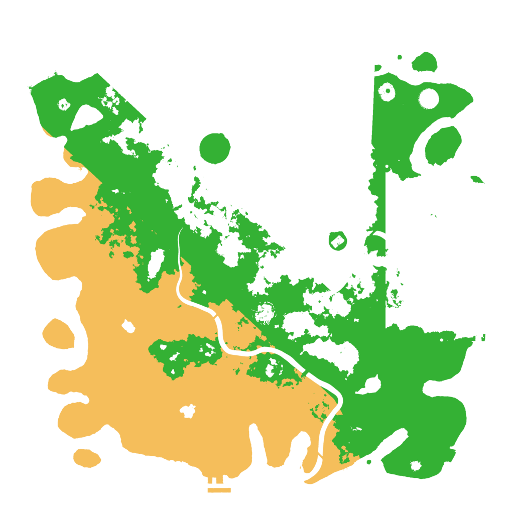 Biome Rust Map: Procedural Map, Size: 4500, Seed: 952261088