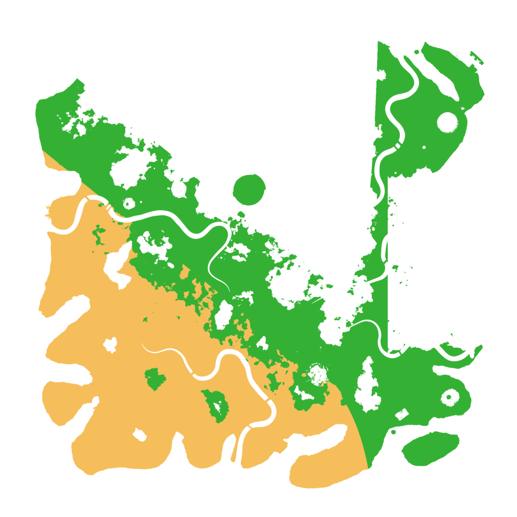Biome Rust Map: Procedural Map, Size: 4500, Seed: 481983