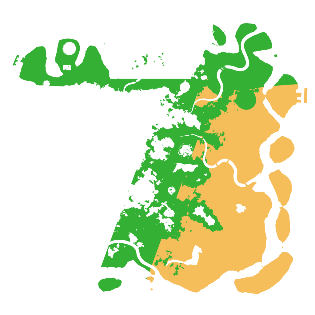 Biome Rust Map: Procedural Map, Size: 4250, Seed: 2048601671