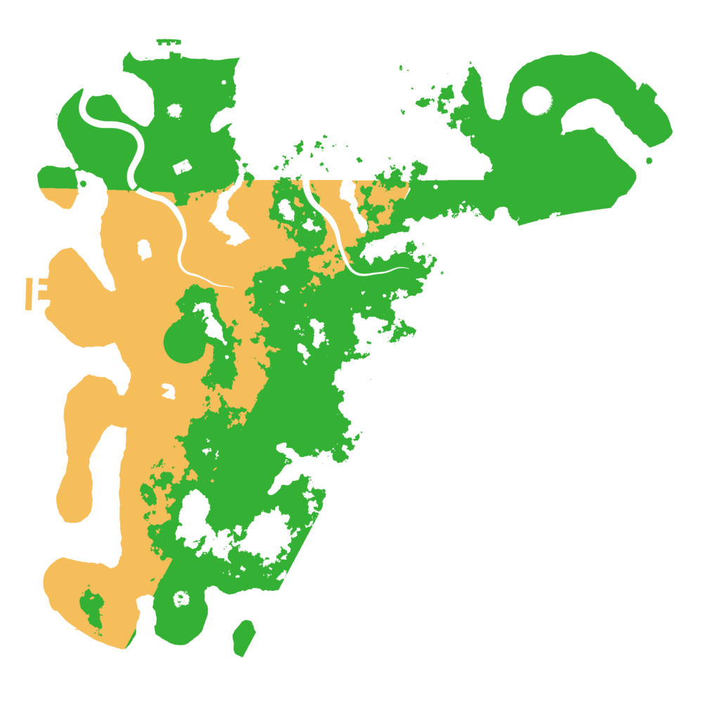 Biome Rust Map: Procedural Map, Size: 4500, Seed: 1461620685