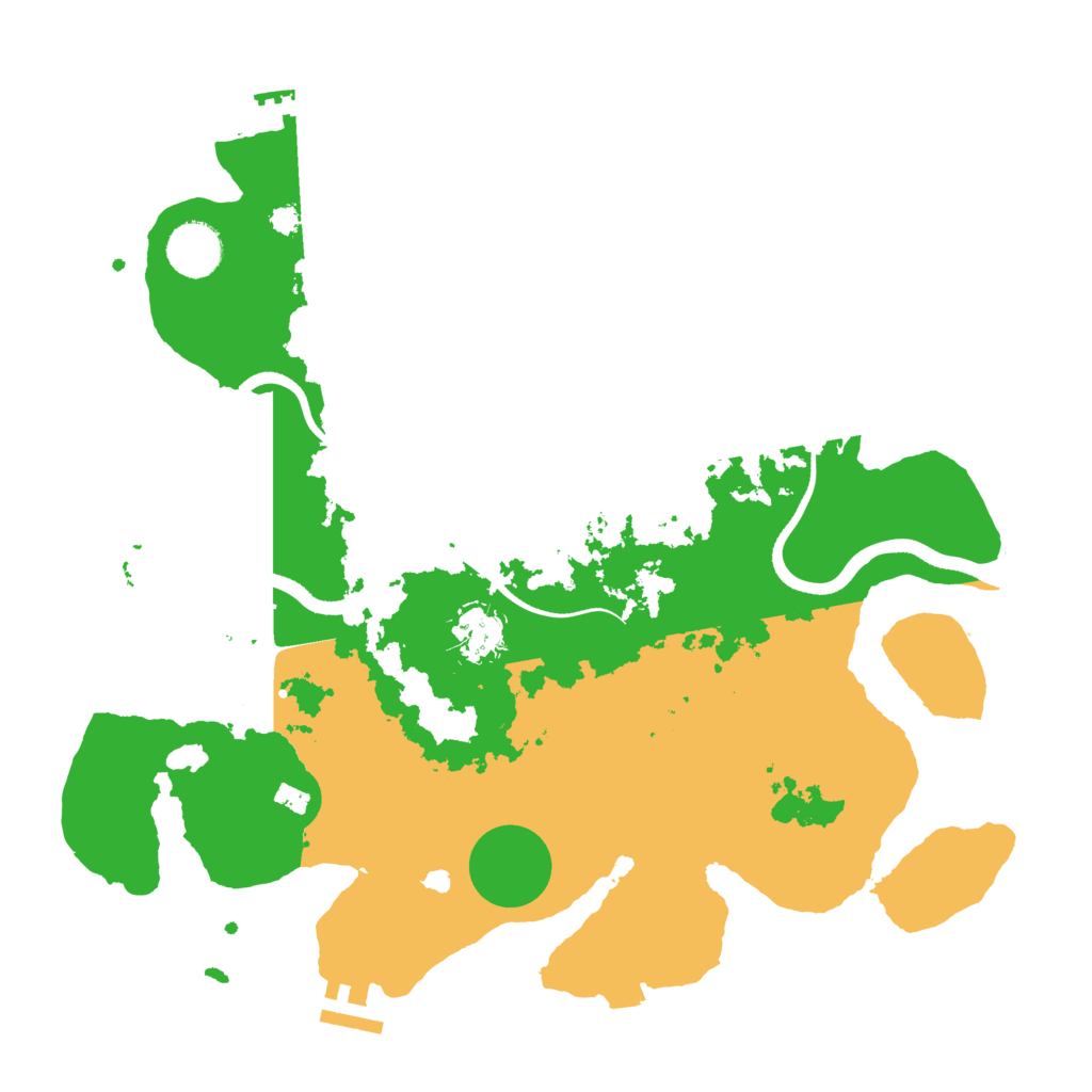 Biome Rust Map: Procedural Map, Size: 3500, Seed: 1207797289