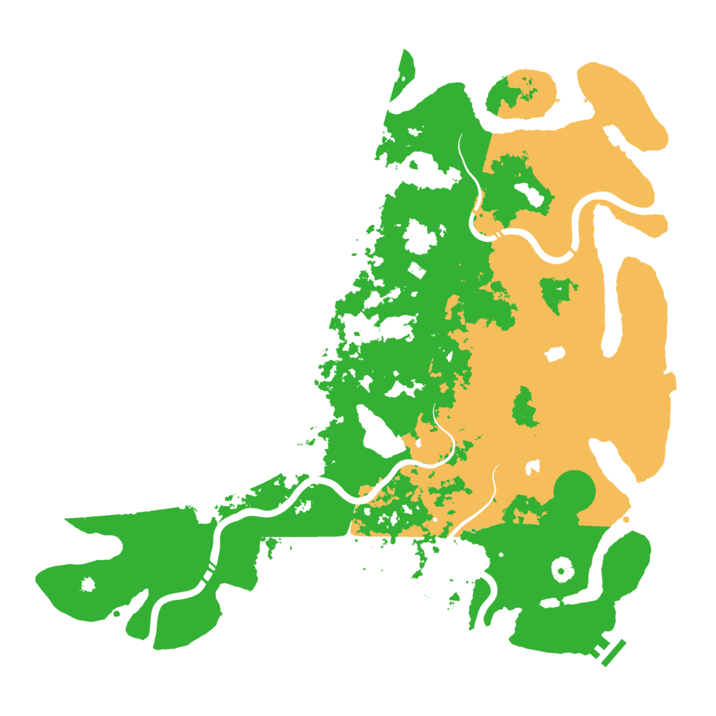 Biome Rust Map: Procedural Map, Size: 4500, Seed: 824114224