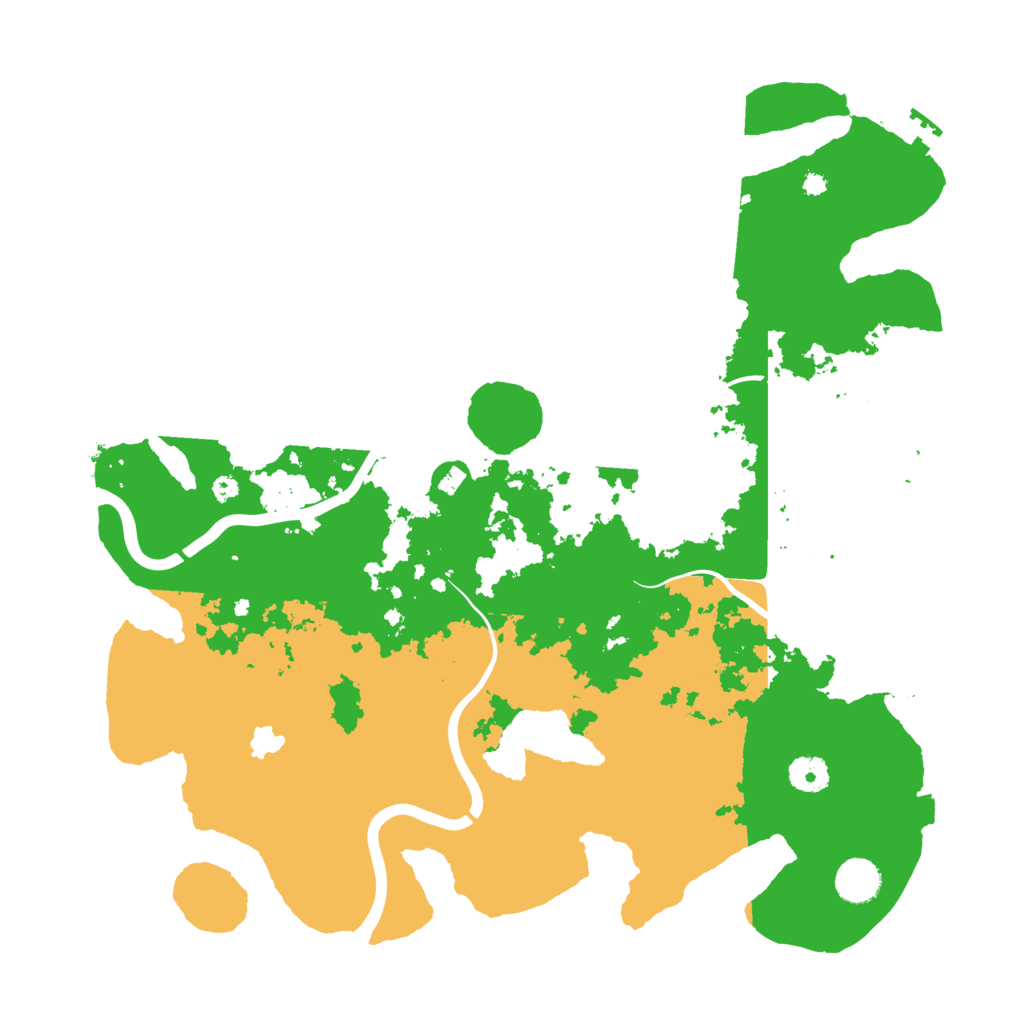 Biome Rust Map: Procedural Map, Size: 4000, Seed: 522026