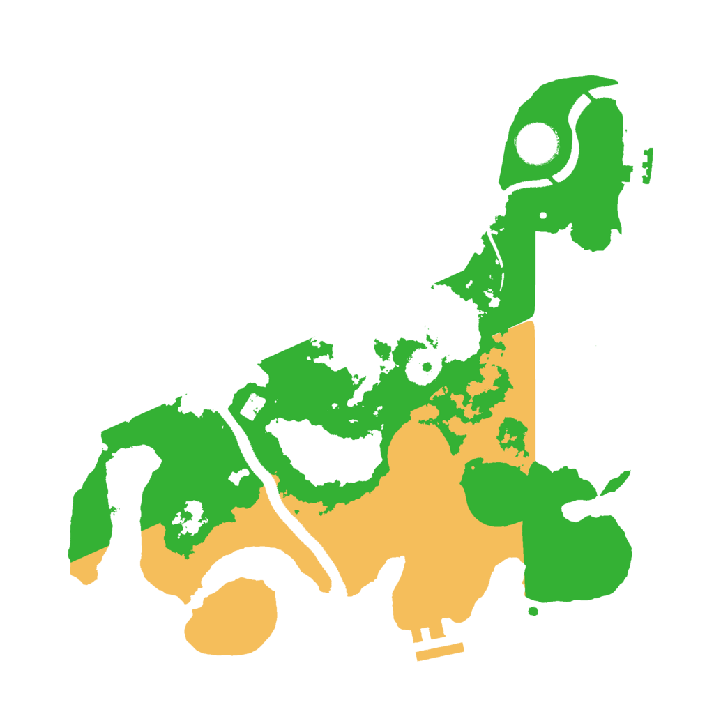 Biome Rust Map: Procedural Map, Size: 3000, Seed: 39117645