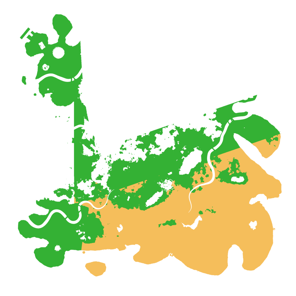 Biome Rust Map: Procedural Map, Size: 4500, Seed: 913535872