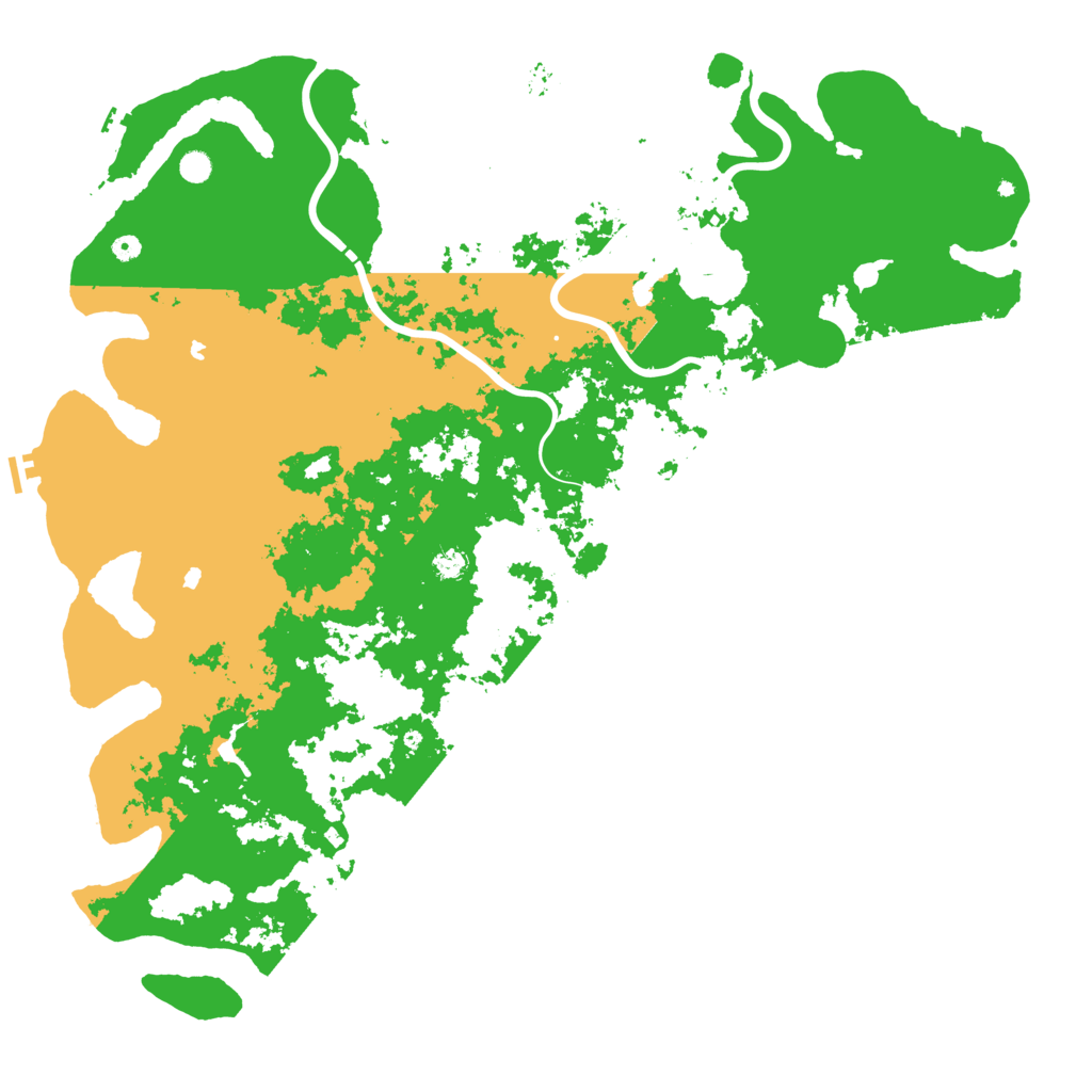 Biome Rust Map: Procedural Map, Size: 6000, Seed: 828083681
