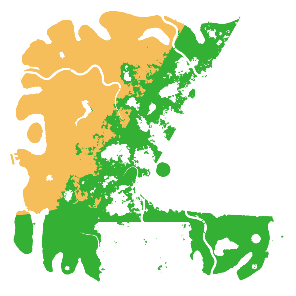 Biome Rust Map: Procedural Map, Size: 5600, Seed: 762740984