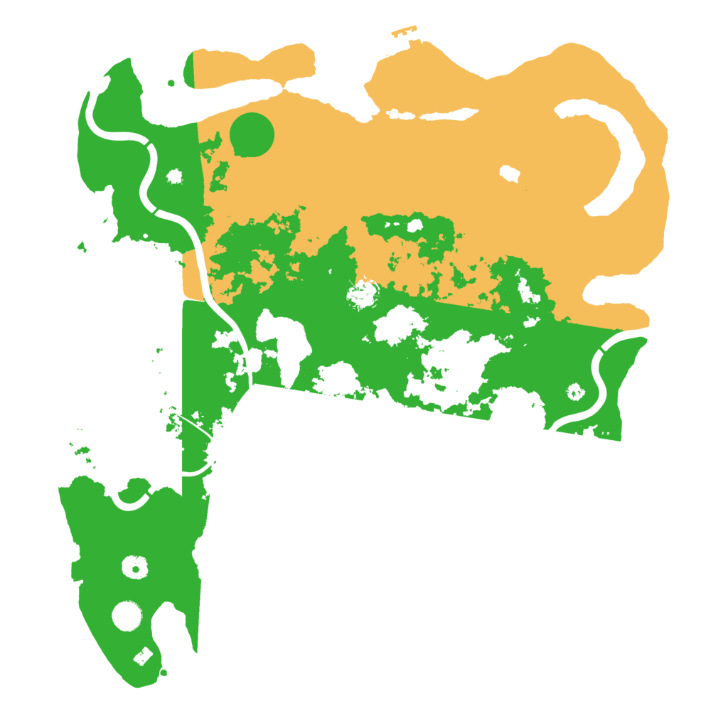 Biome Rust Map: Procedural Map, Size: 4300, Seed: 649277393