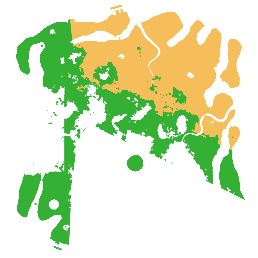 Biome Rust Map: Procedural Map, Size: 4500, Seed: 635874894