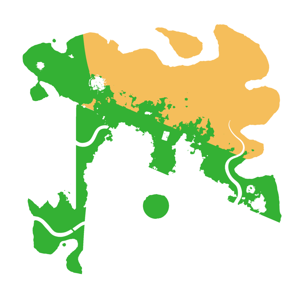 Biome Rust Map: Procedural Map, Size: 3500, Seed: 117362
