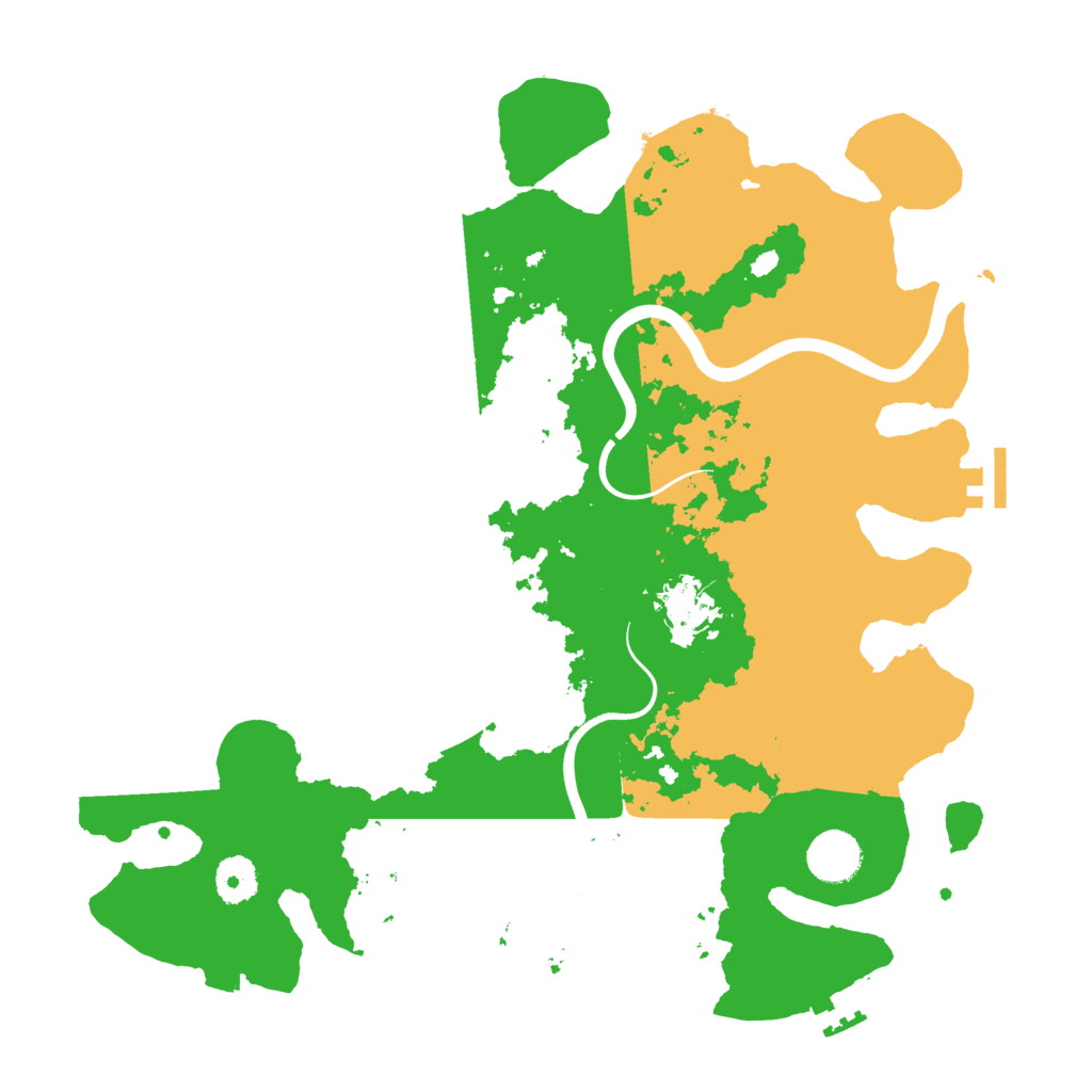 Biome Rust Map: Procedural Map, Size: 3650, Seed: 1640456