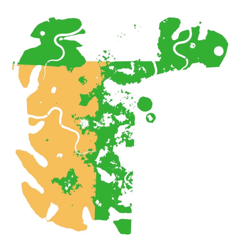 Biome Rust Map: Procedural Map, Size: 4500, Seed: 1254634109