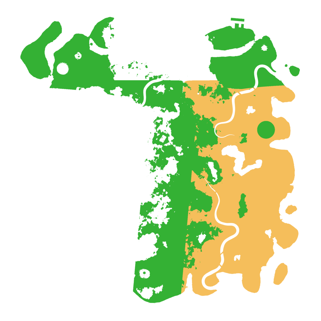 Biome Rust Map: Procedural Map, Size: 4800, Seed: 2068951345