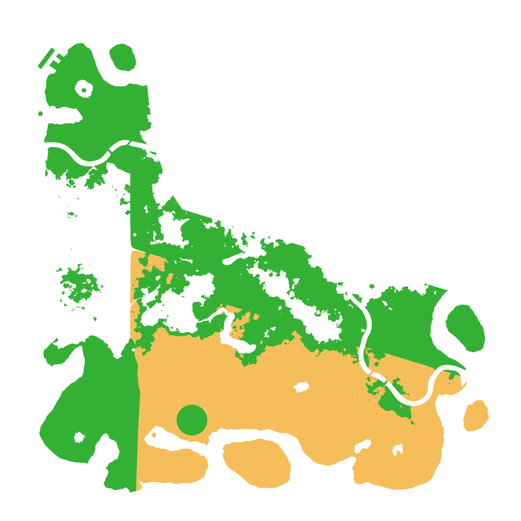 Biome Rust Map: Procedural Map, Size: 4500, Seed: 590654934