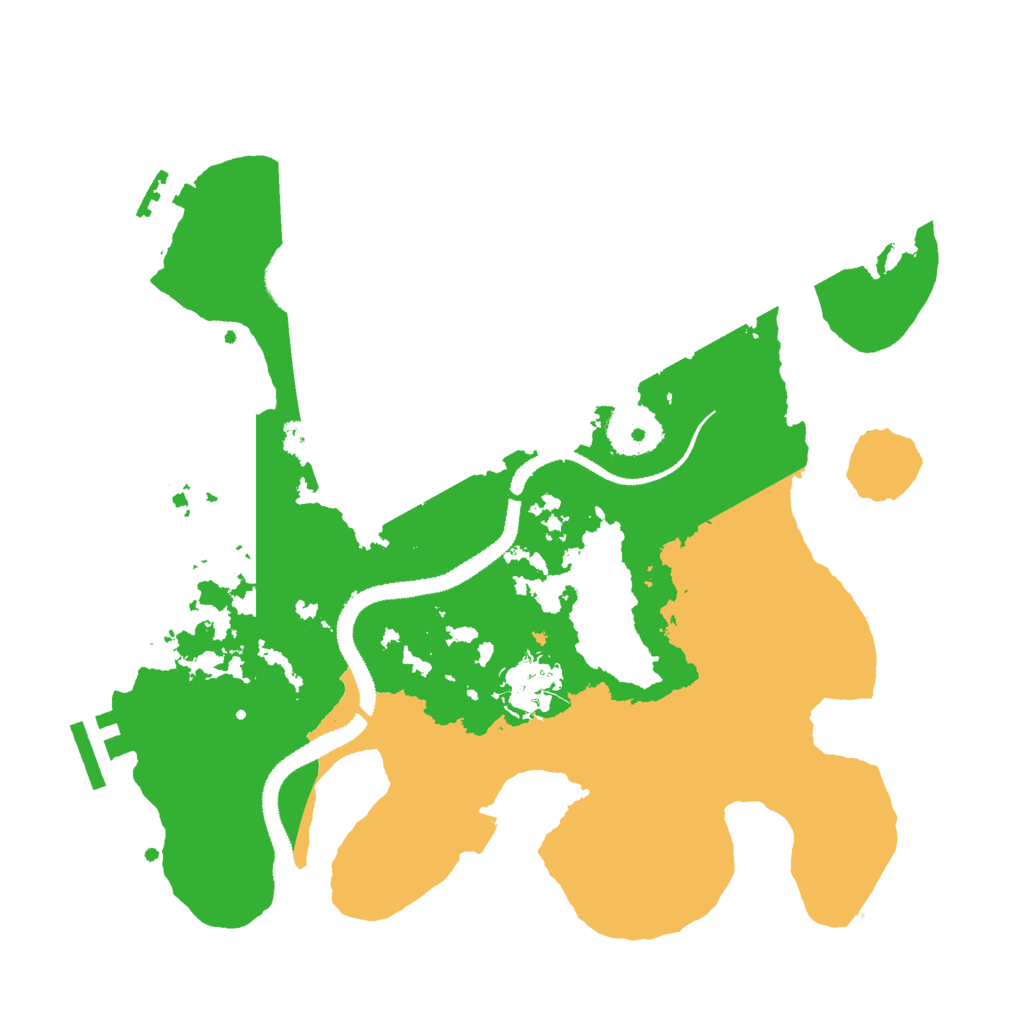 Biome Rust Map: Procedural Map, Size: 3000, Seed: 385234