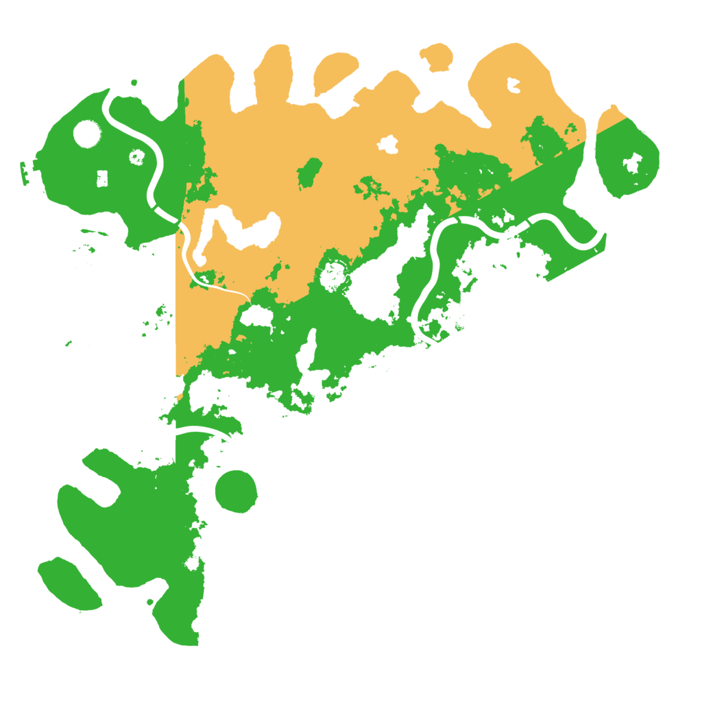 Biome Rust Map: Procedural Map, Size: 4500, Seed: 2000244301