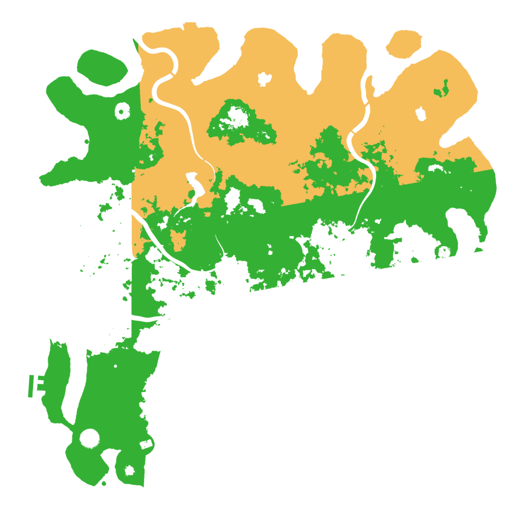 Biome Rust Map: Procedural Map, Size: 4750, Seed: 1011147407