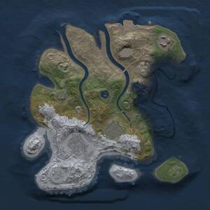 Thumbnail Rust Map: Procedural Map, Size: 2500, Seed: 1738580845, 8 Monuments