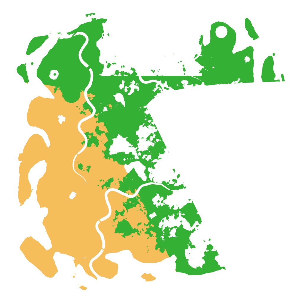 Biome Rust Map: Procedural Map, Size: 4750, Seed: 83