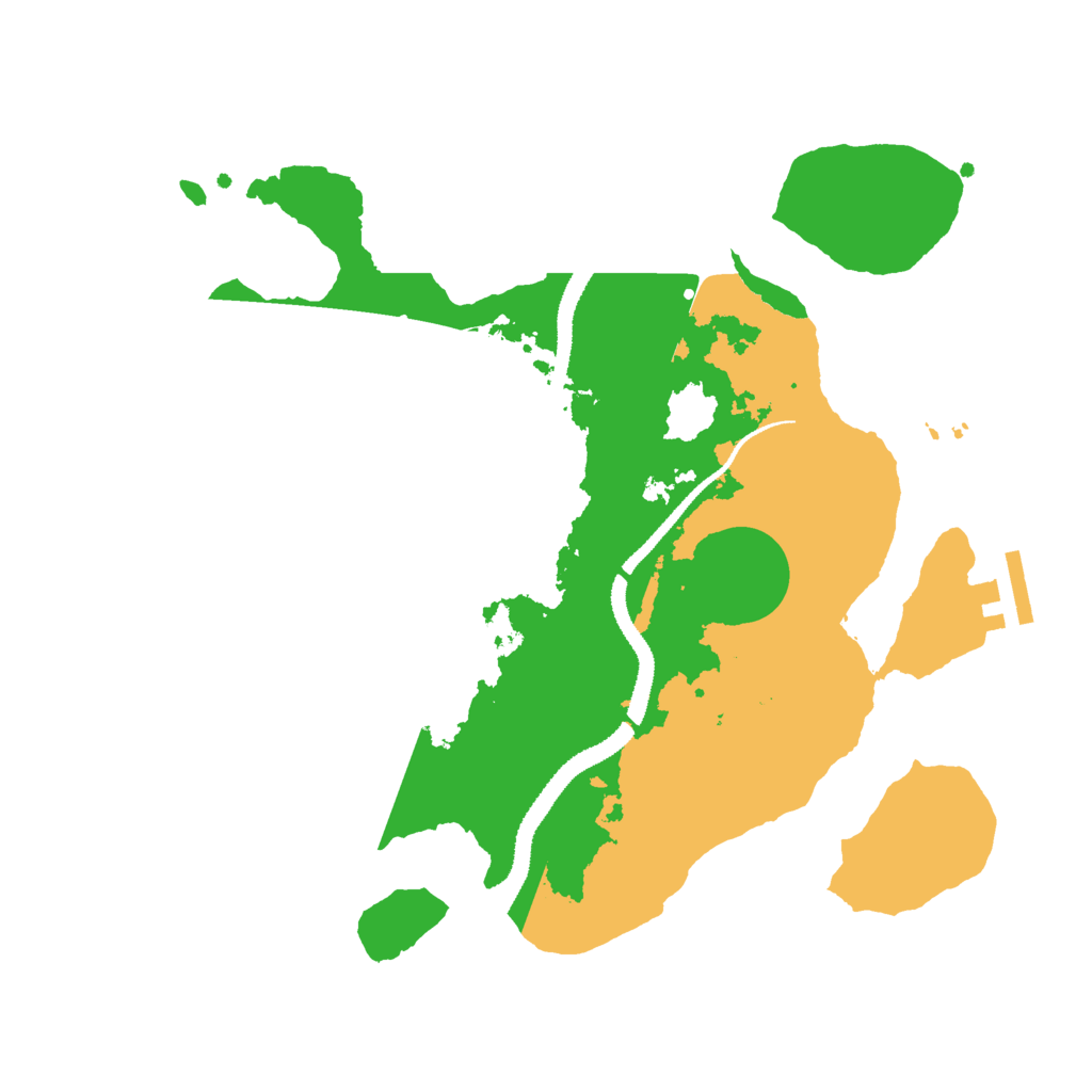 Biome Rust Map: Procedural Map, Size: 3000, Seed: 95481