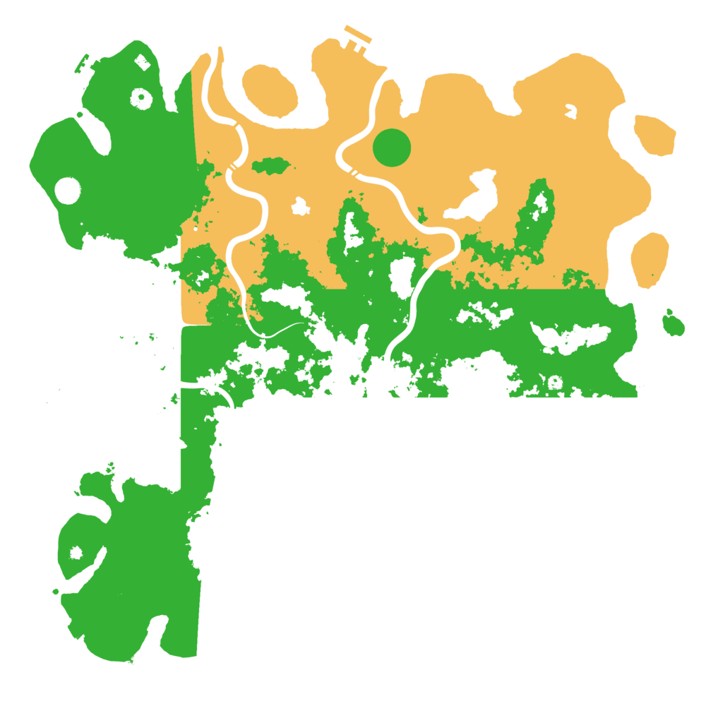 Biome Rust Map: Procedural Map, Size: 5000, Seed: 65494606