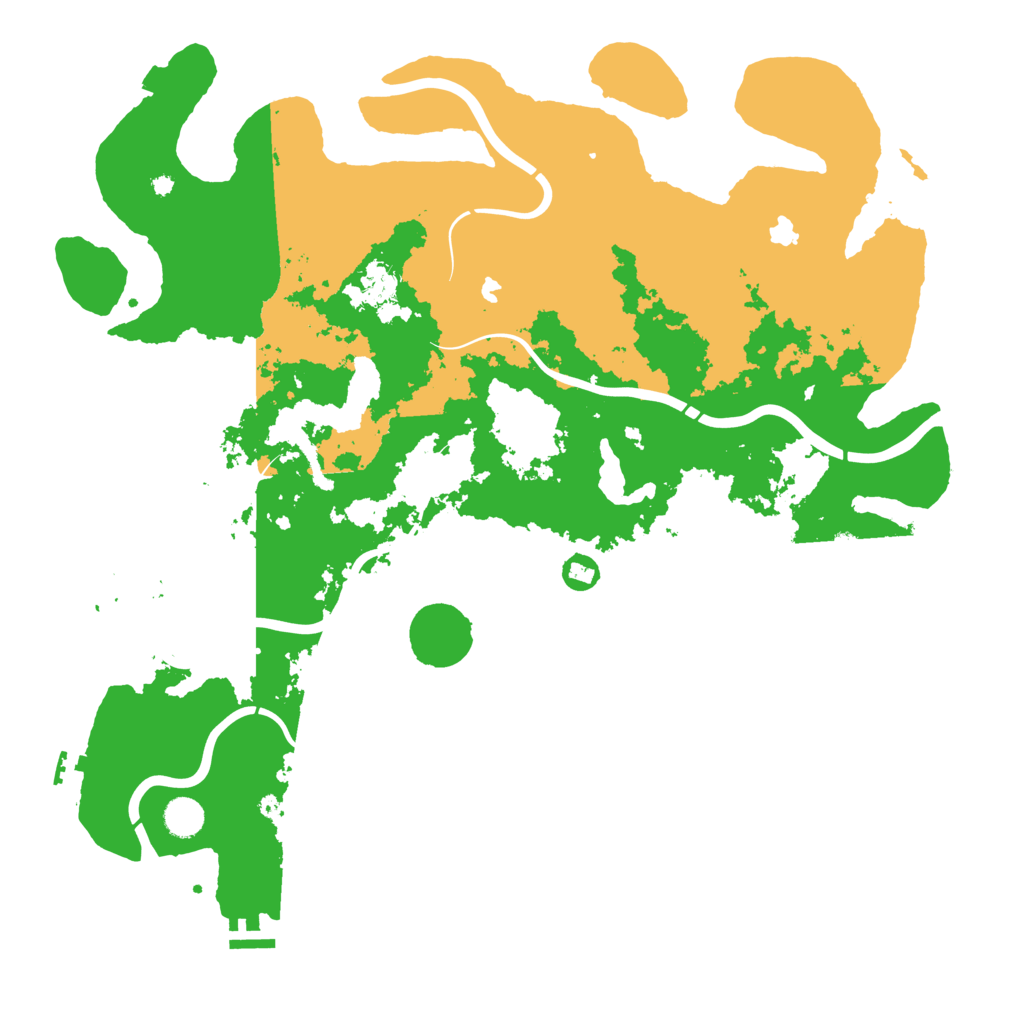 Biome Rust Map: Procedural Map, Size: 4500, Seed: 82415557