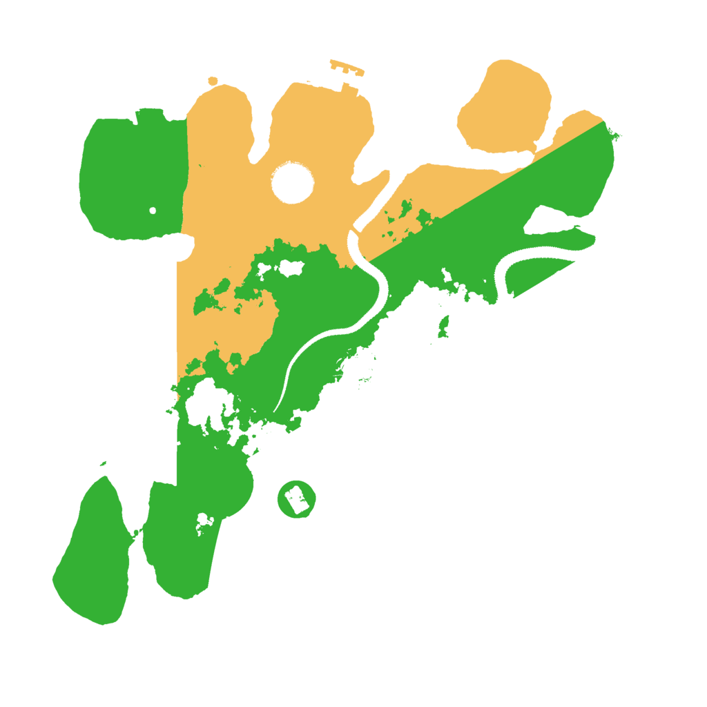 Biome Rust Map: Procedural Map, Size: 3000, Seed: 1122776041