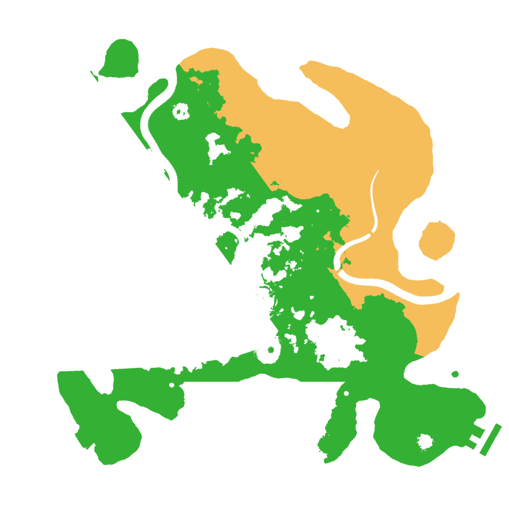 Biome Rust Map: Procedural Map, Size: 3000, Seed: 1256741431